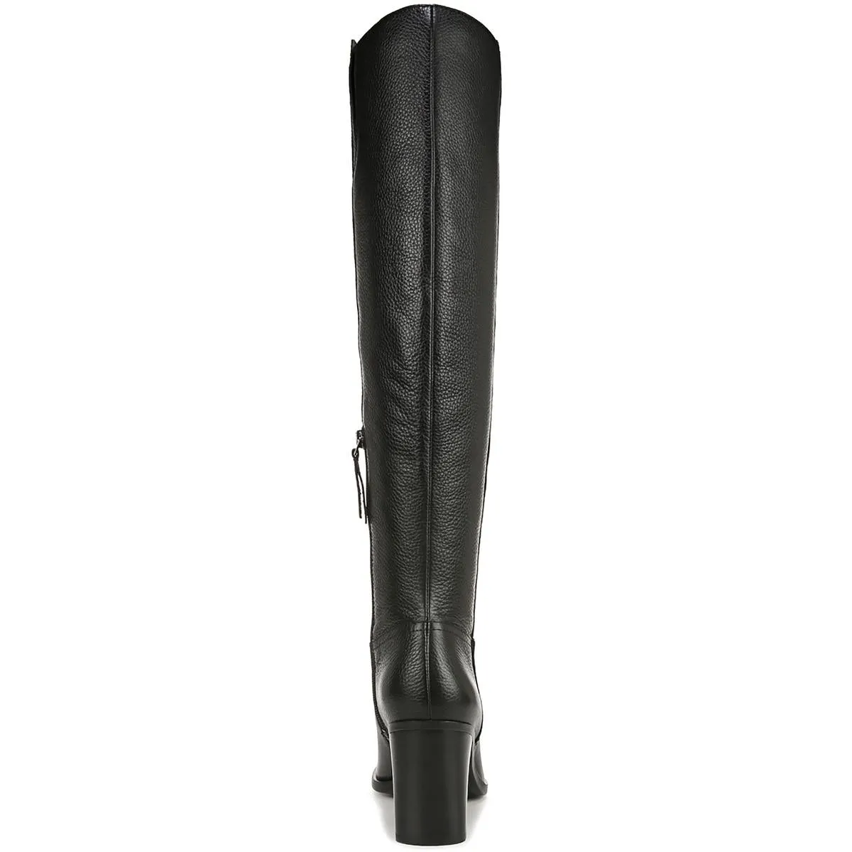 Kyrie Womens Leather Wide Calf Knee-High Boots