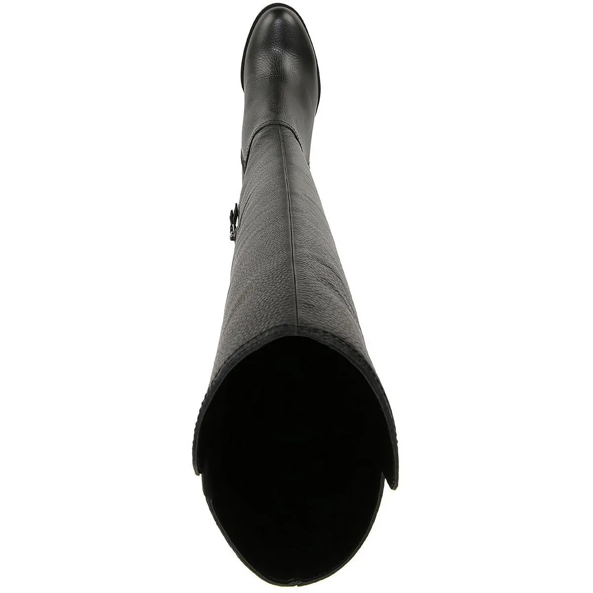 Kyrie Womens Leather Wide Calf Knee-High Boots