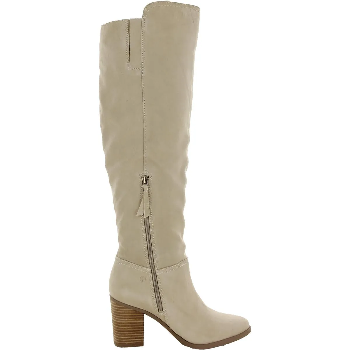 Kyrie Womens Suede Water Repellent Knee-High Boots