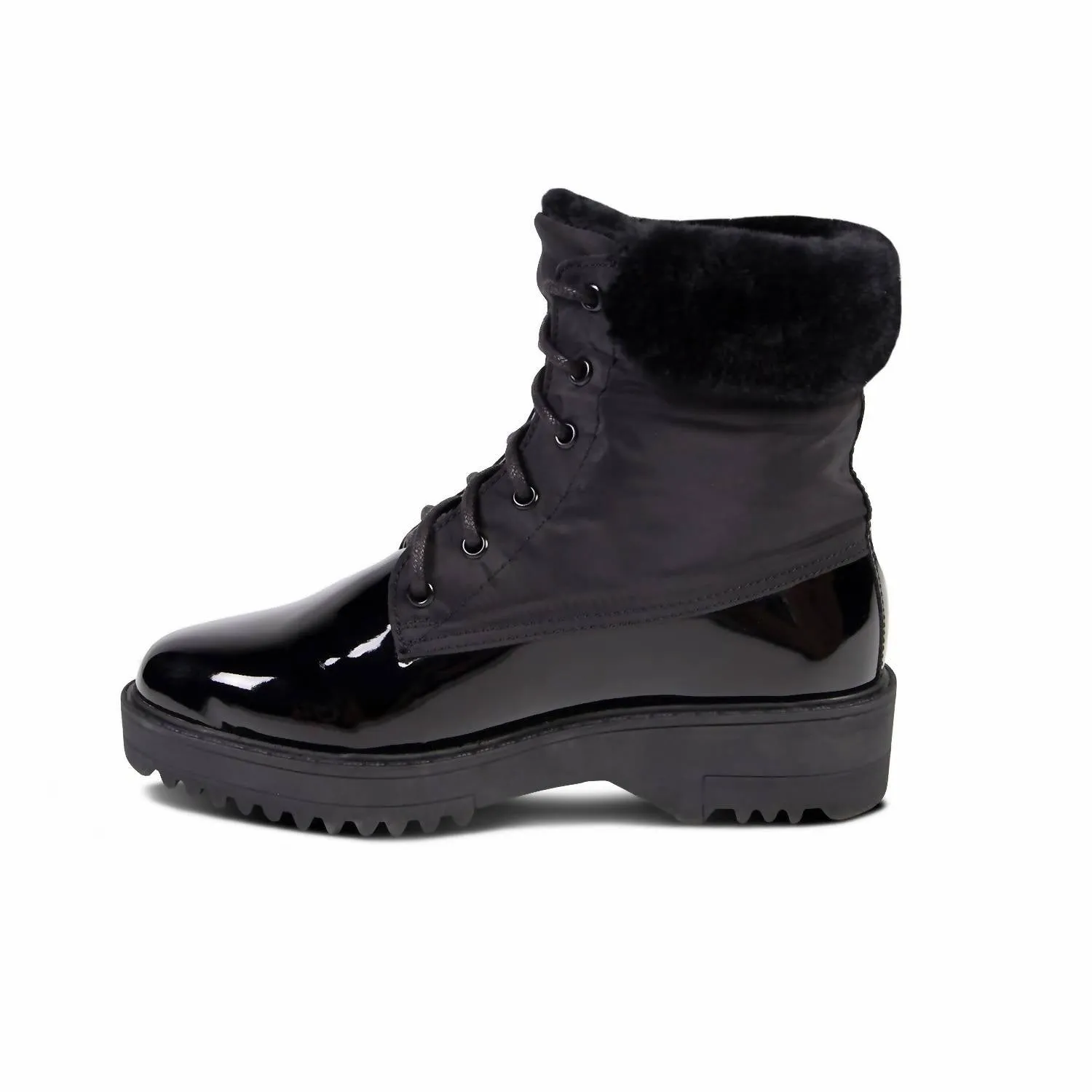 Ladies Brooke Boot With Sheepskin In Black