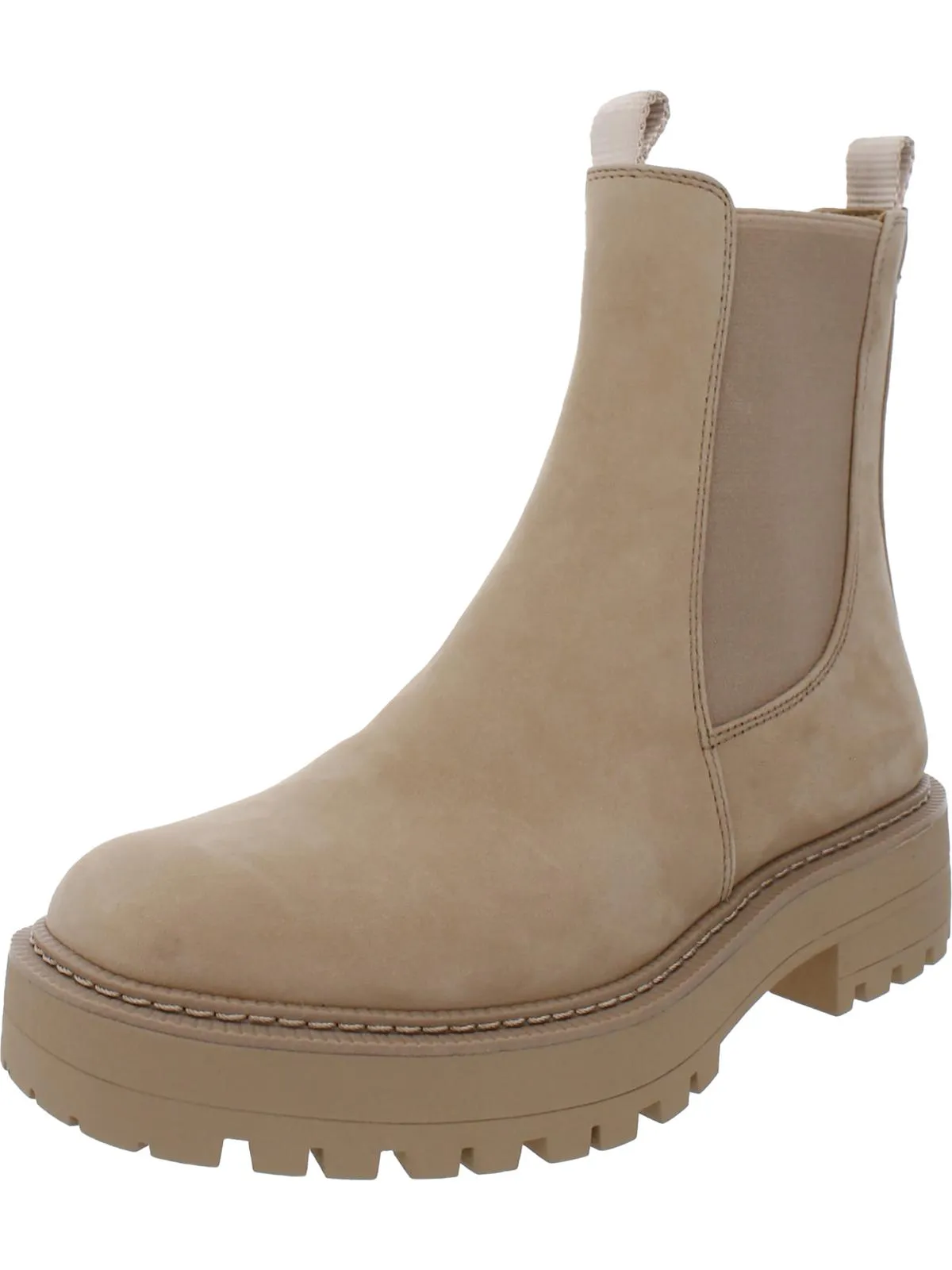 Laguna  Womens Lugged Sole Ankle Chelsea Boots