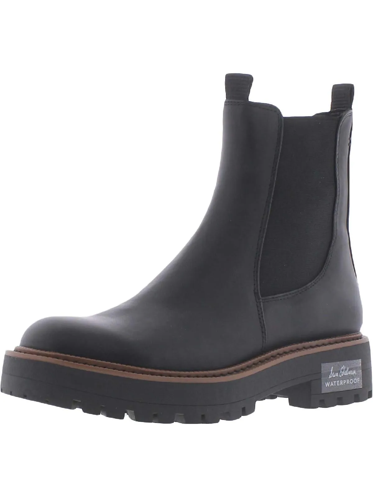 Laguna  Womens Lugged Sole Ankle Chelsea Boots