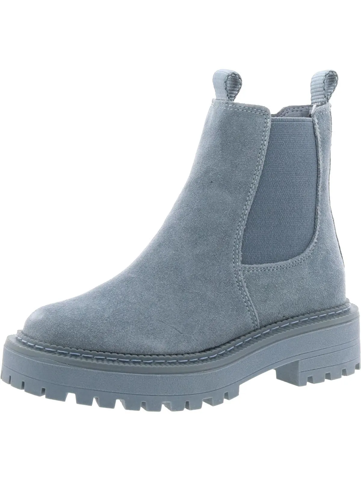 Laguna  Womens Lugged Sole Ankle Chelsea Boots
