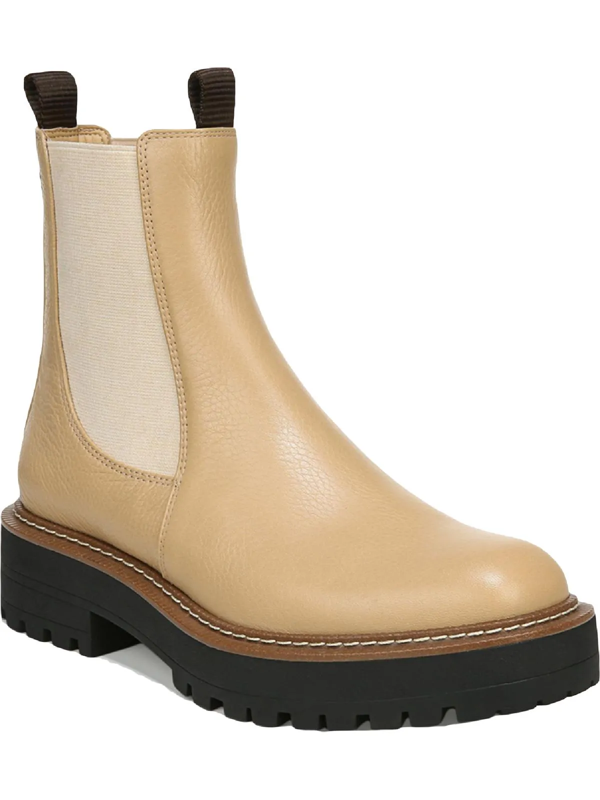 Laguna  Womens Lugged Sole Ankle Chelsea Boots