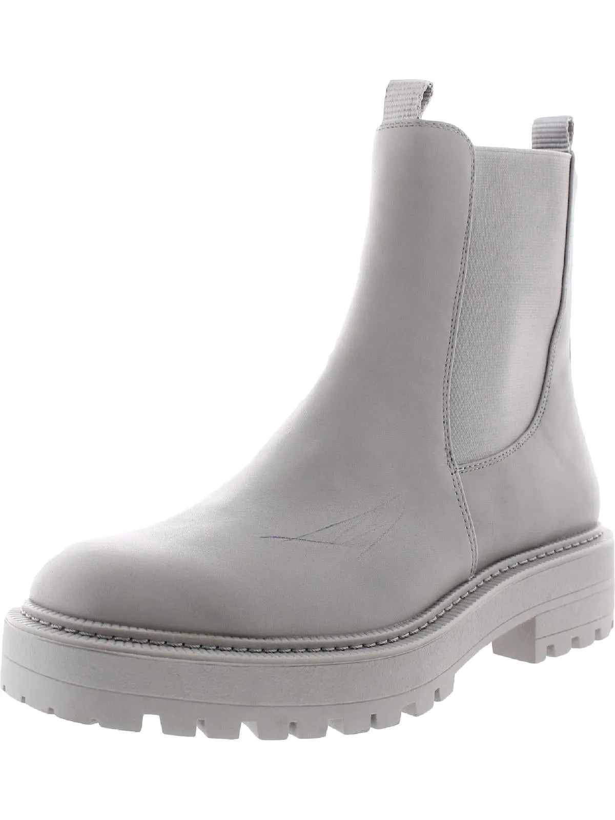 Laguna  Womens Lugged Sole Ankle Chelsea Boots