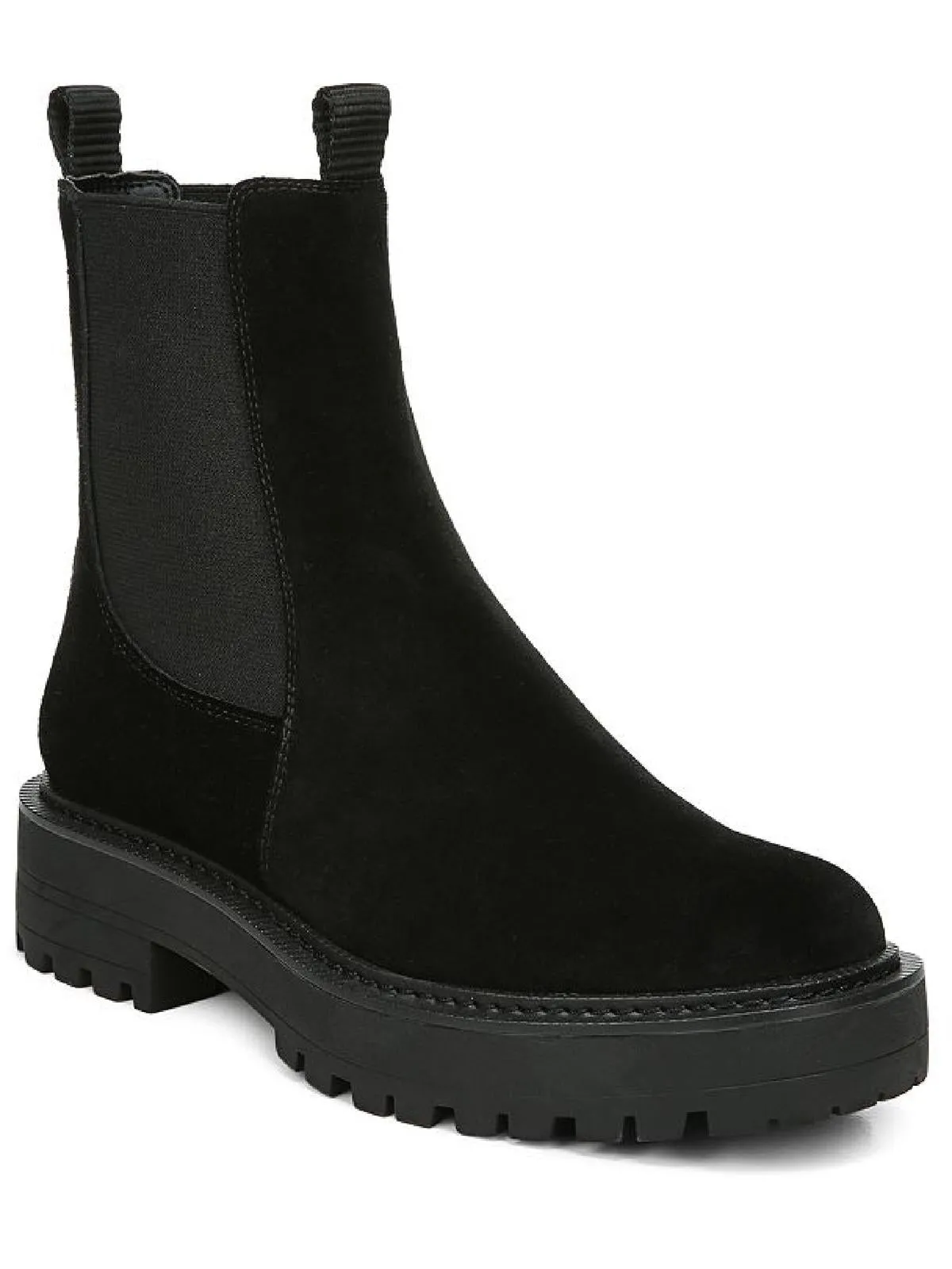 Laguna  Womens Lugged Sole Ankle Chelsea Boots
