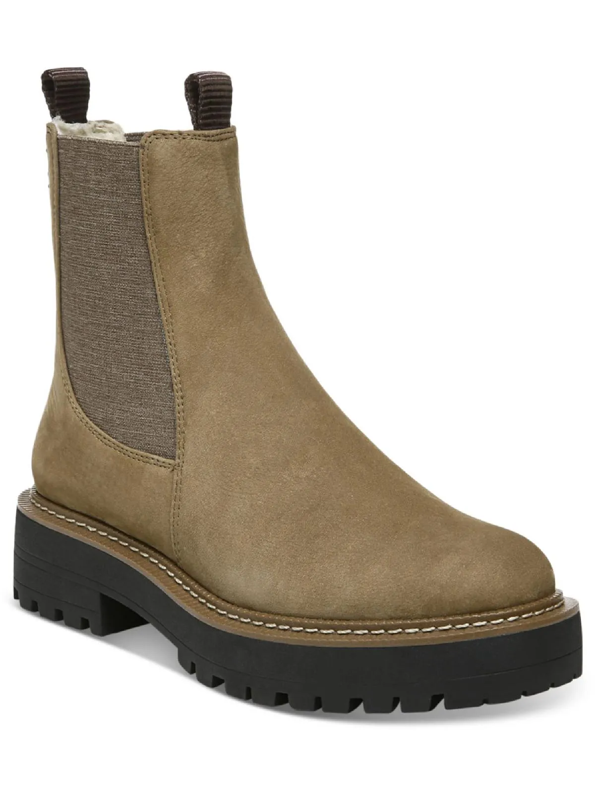 Laguna  Womens Lugged Sole Ankle Chelsea Boots