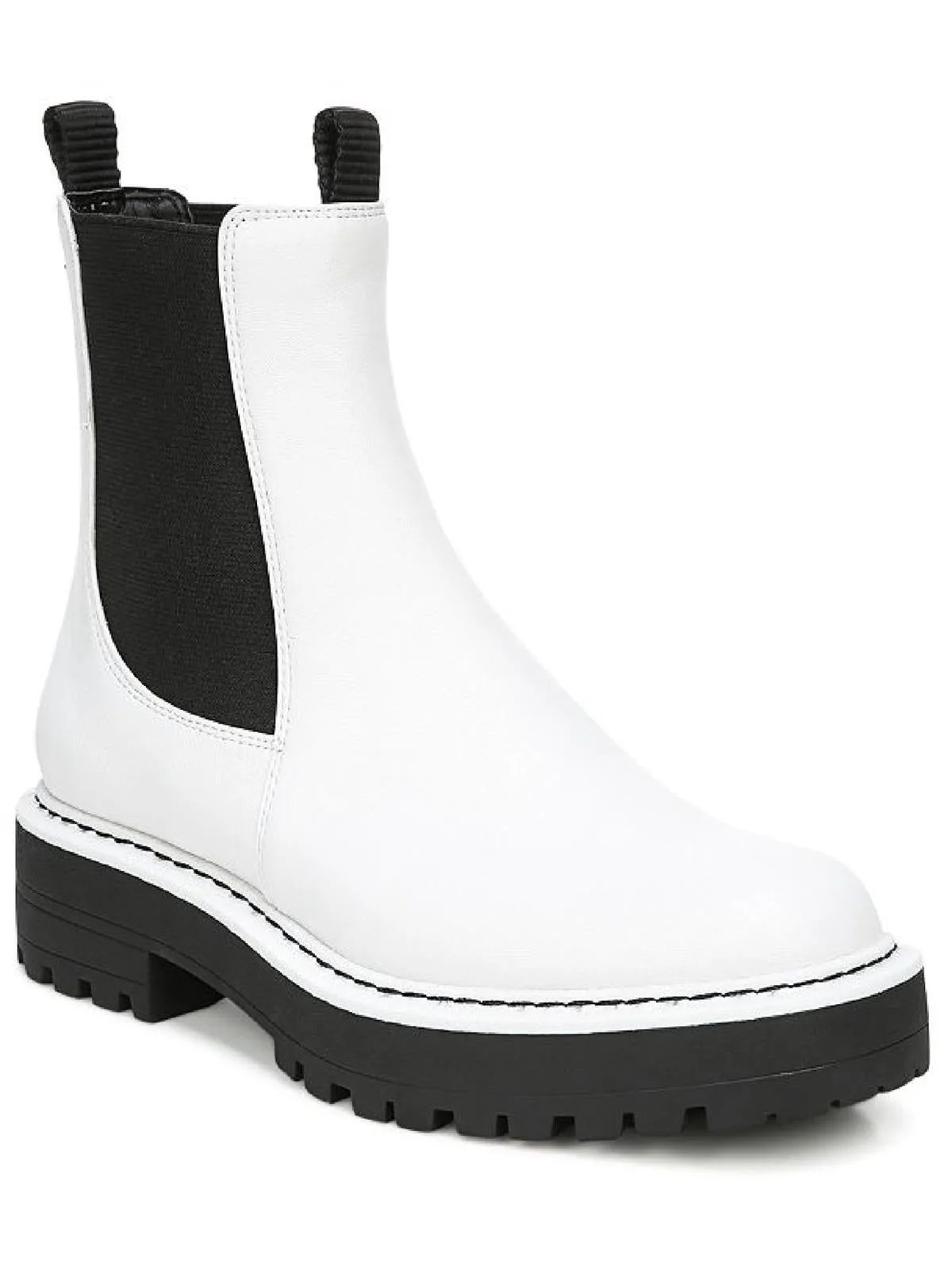 Laguna  Womens Lugged Sole Ankle Chelsea Boots