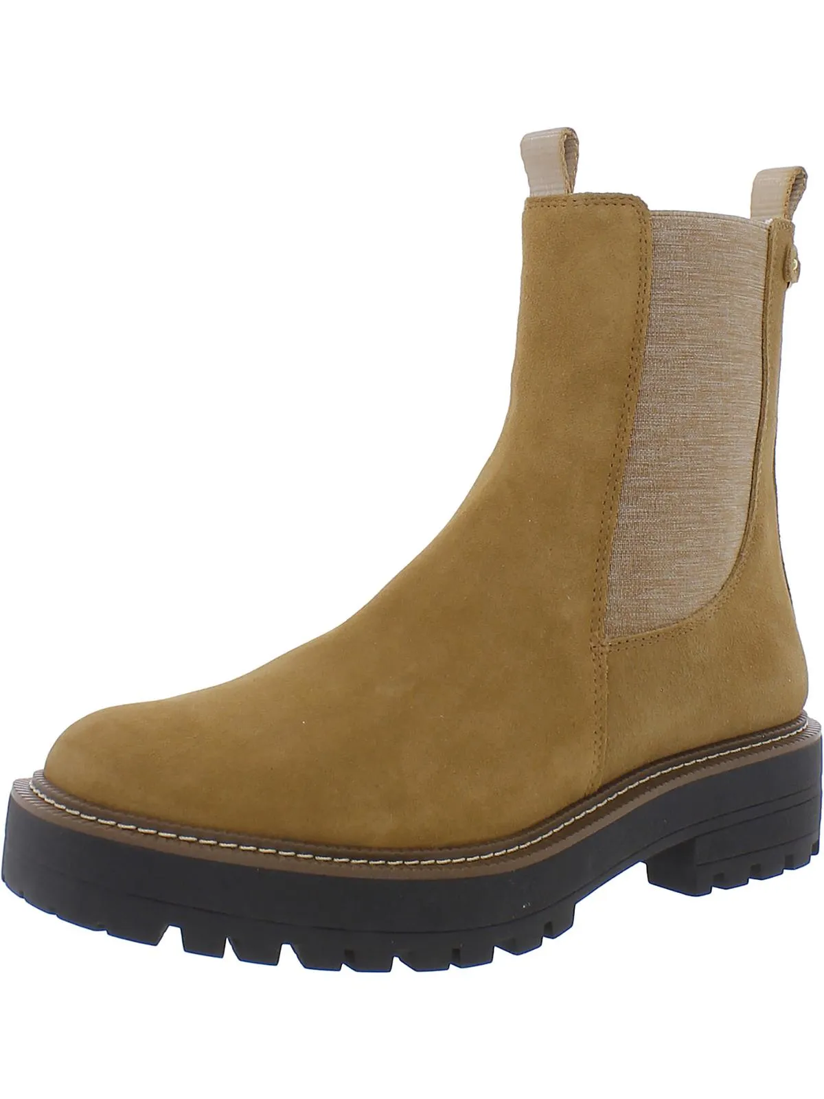 Laguna  Womens Lugged Sole Ankle Chelsea Boots