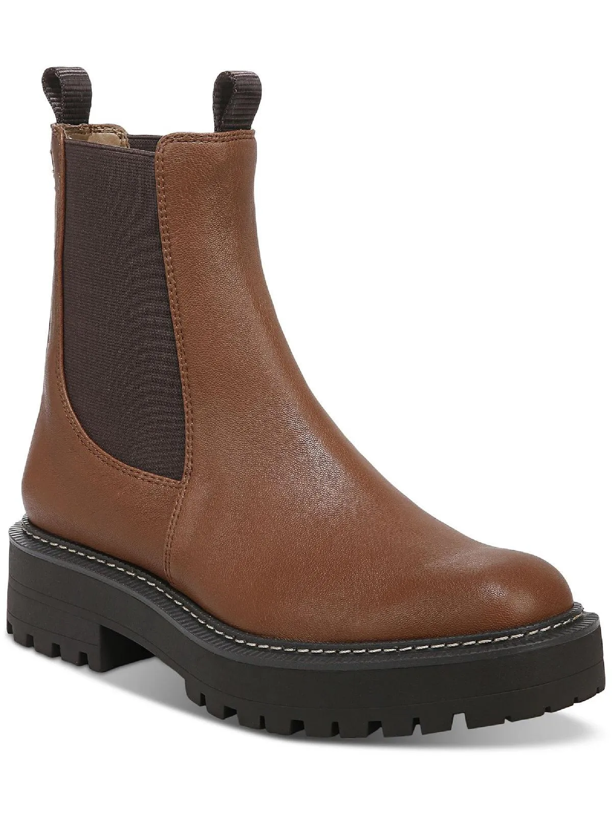 Laguna  Womens Lugged Sole Ankle Chelsea Boots