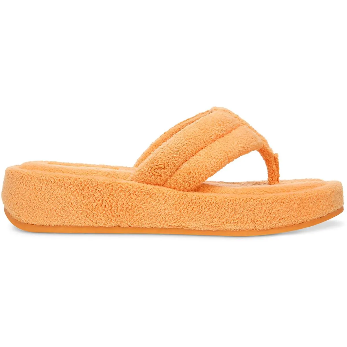Laina Womens Comfort Insole Flip-Flops Platform Sandals