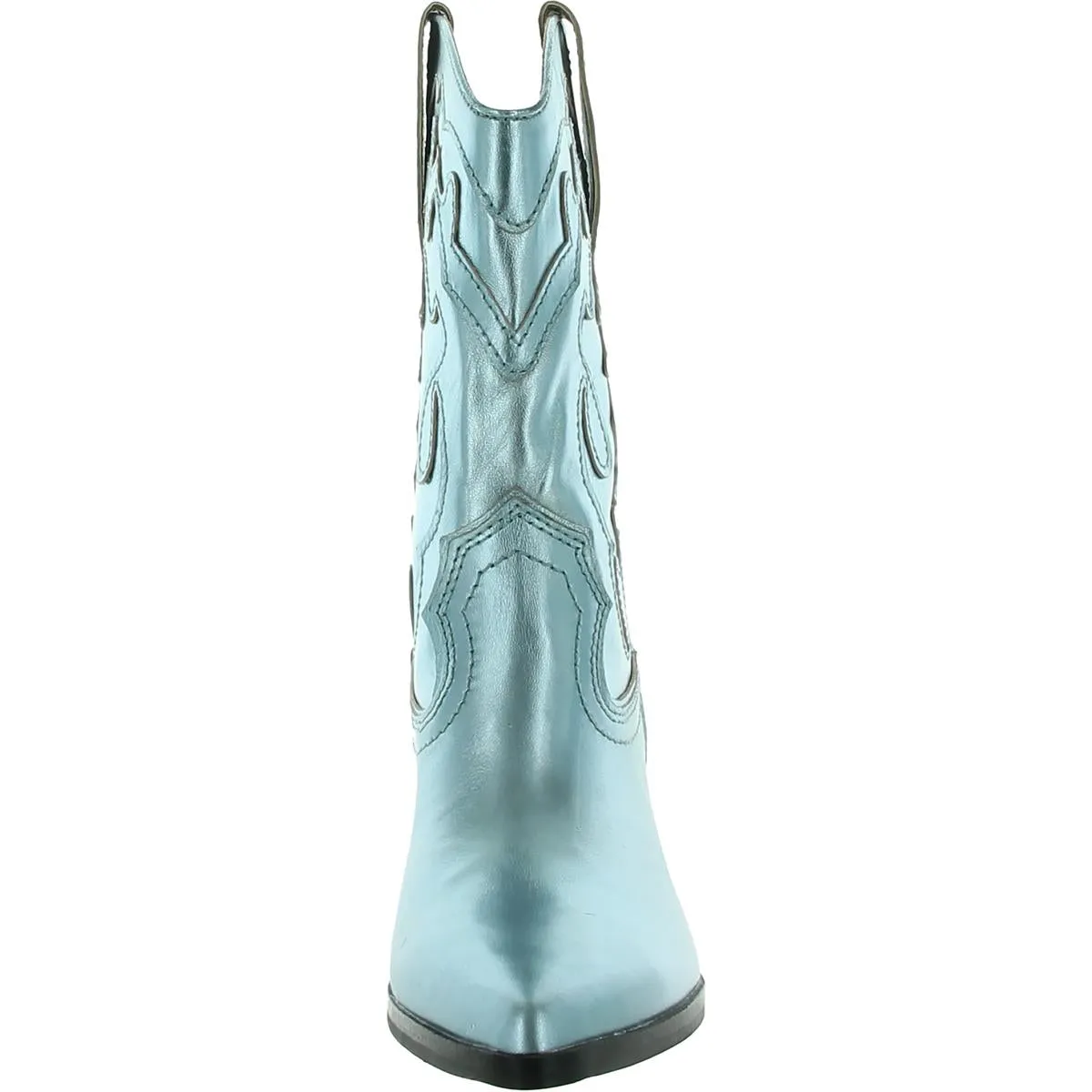 Landen Womens Metallic Embroidered Cowboy, Western Boots