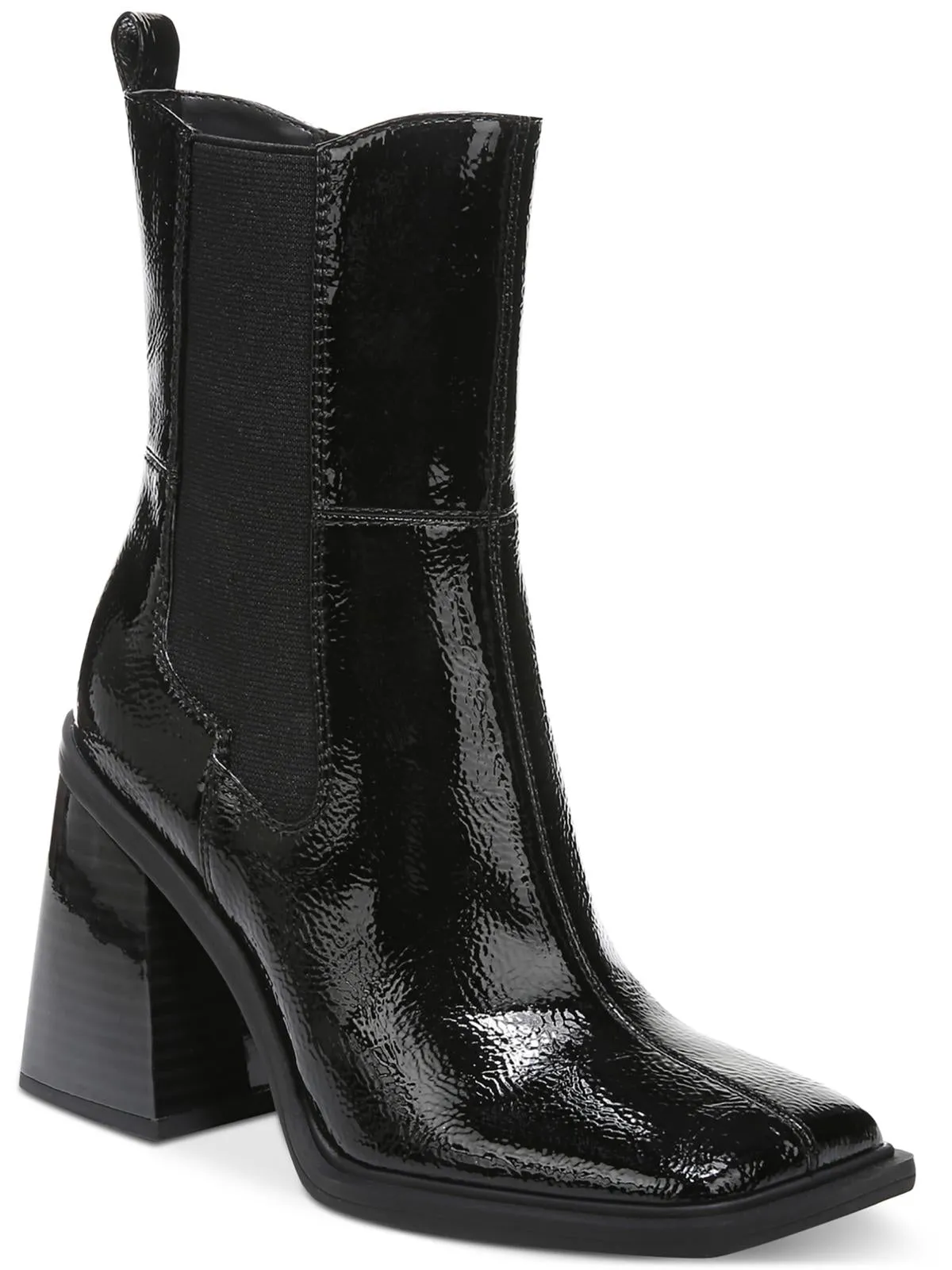 Lauren Womens Square Toe Chelsea Boots