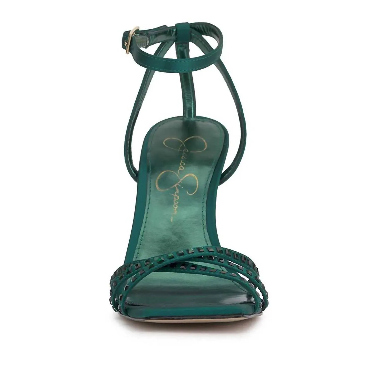 Leonah High Heel Sandal In Evergreen