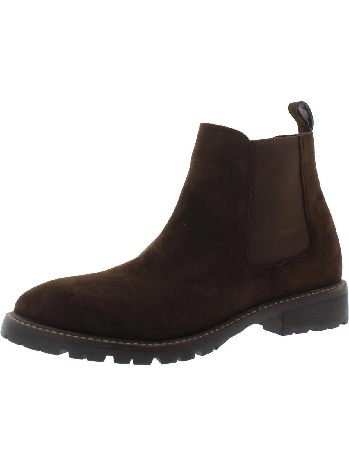 Leopold Womens Padded Insole Round Toe Chelsea Boots