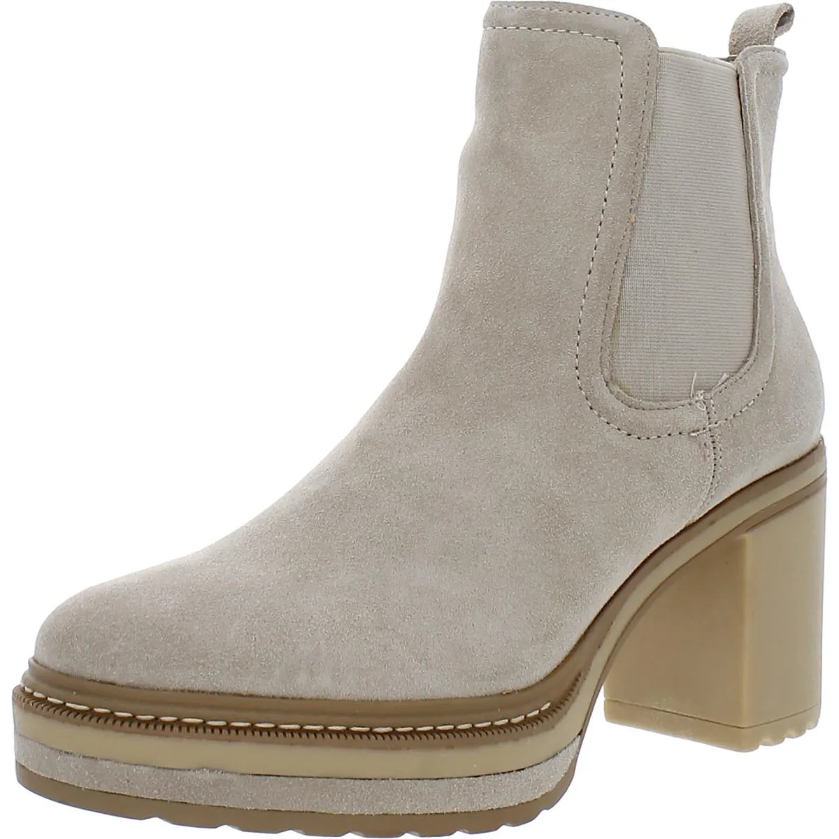 Lexa Womens Suede Chelsea Booties