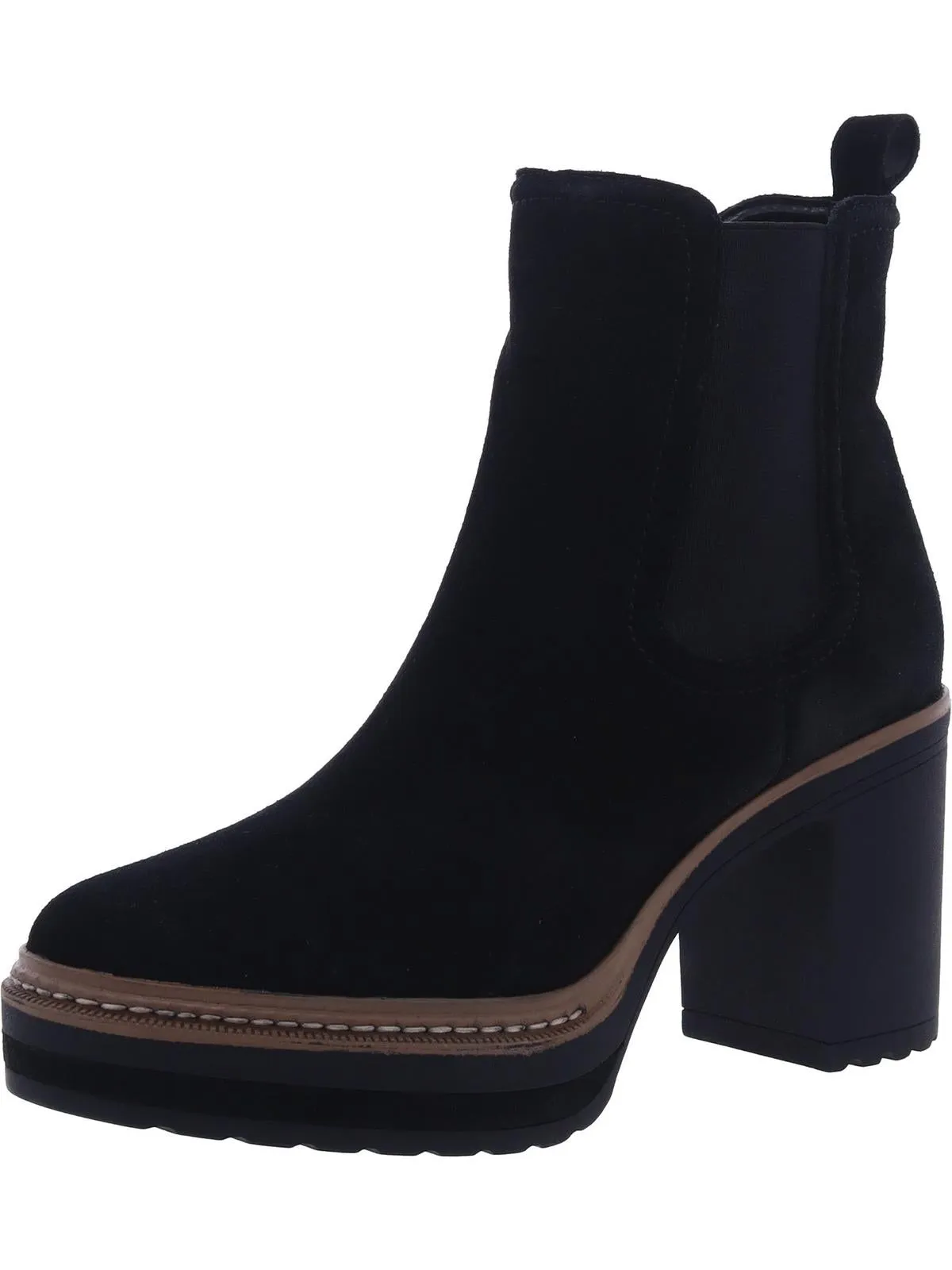 Lexa Womens Suede Chelsea Booties