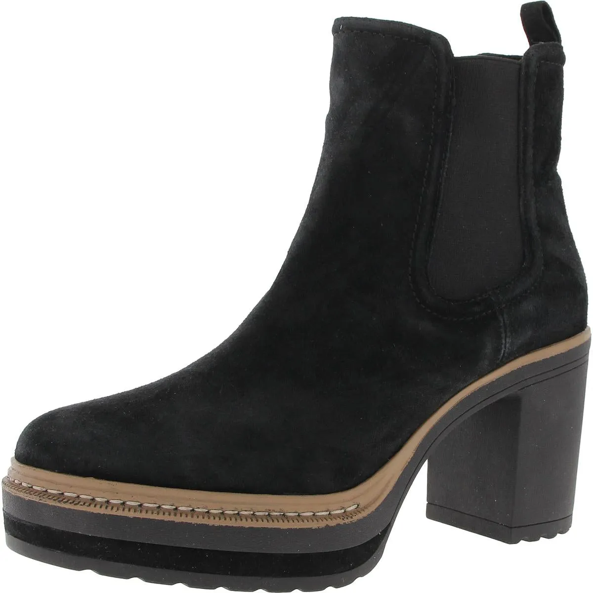Lexa Womens Suede Chelsea Booties