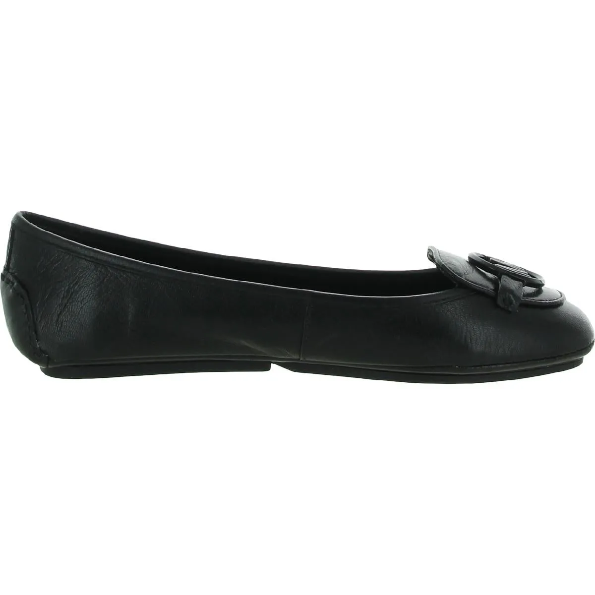 Lillie Moc Womens Leather Slip-On Moccasins