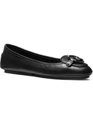 Lillie Moc Womens Leather Slip-On Moccasins