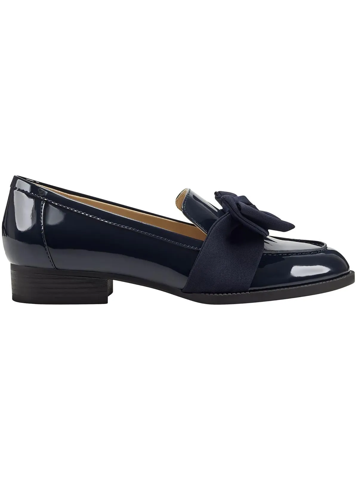 Lindio3 Womens Ribbon Slip On Loafers