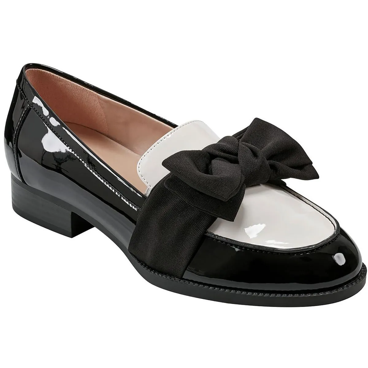 Lindio3 Womens Ribbon Slip On Loafers