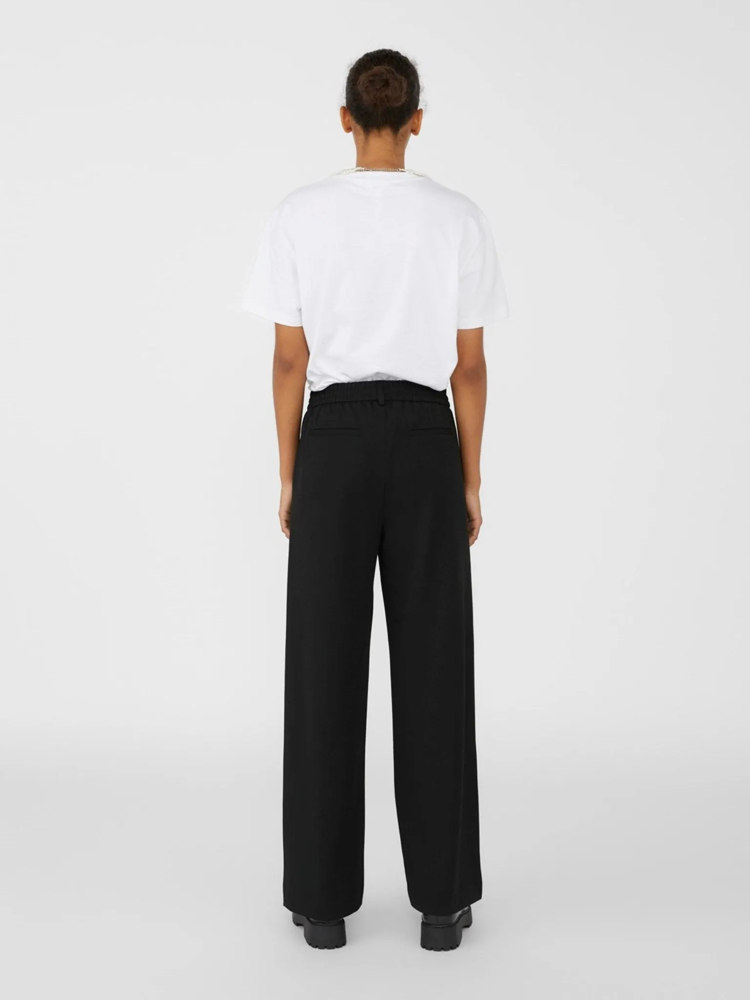 Lisa Wide Trousers - Black