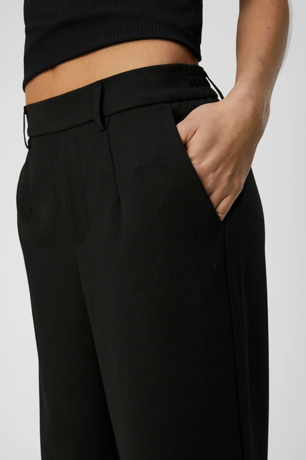 Lisa Wide Trousers - Black