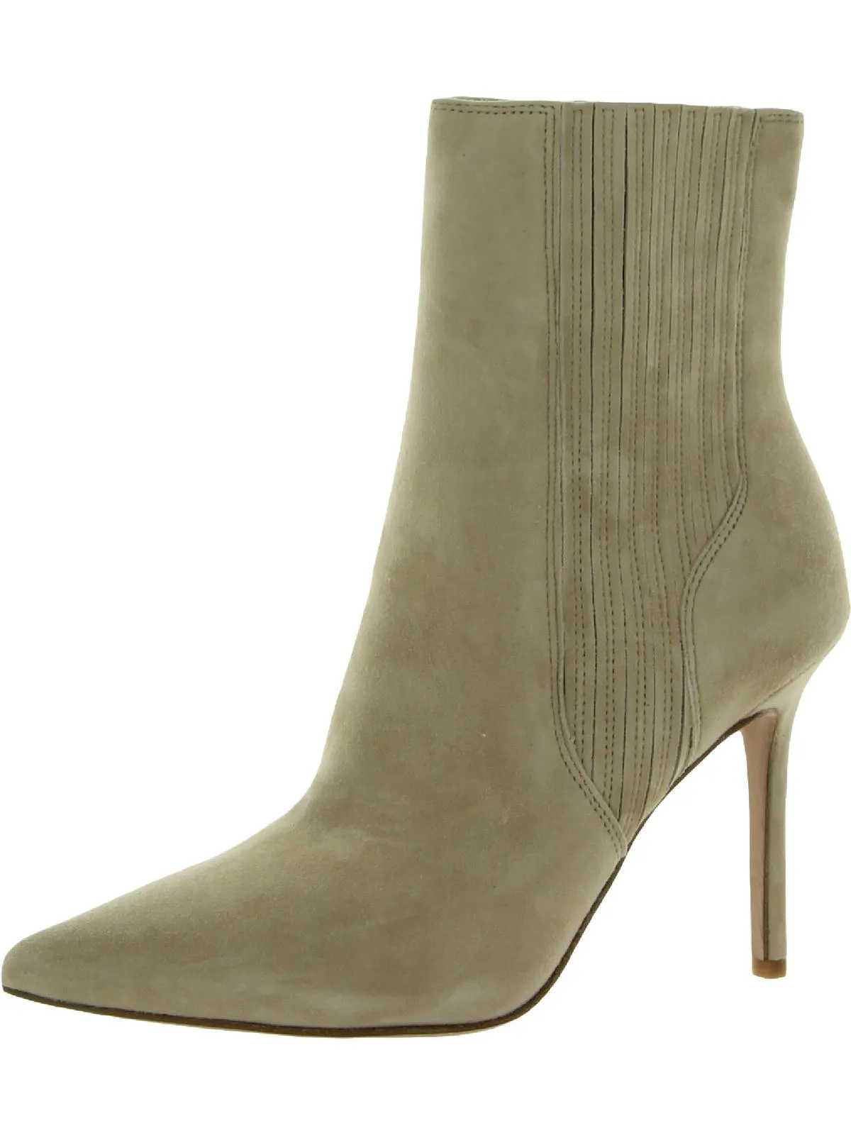 Lisa Womens Padded Insole Stiletto Booties