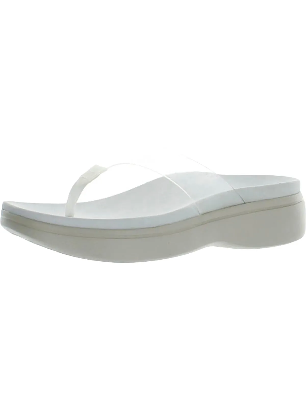 Luminous Womens Open Toe Slip On Platform Sandals