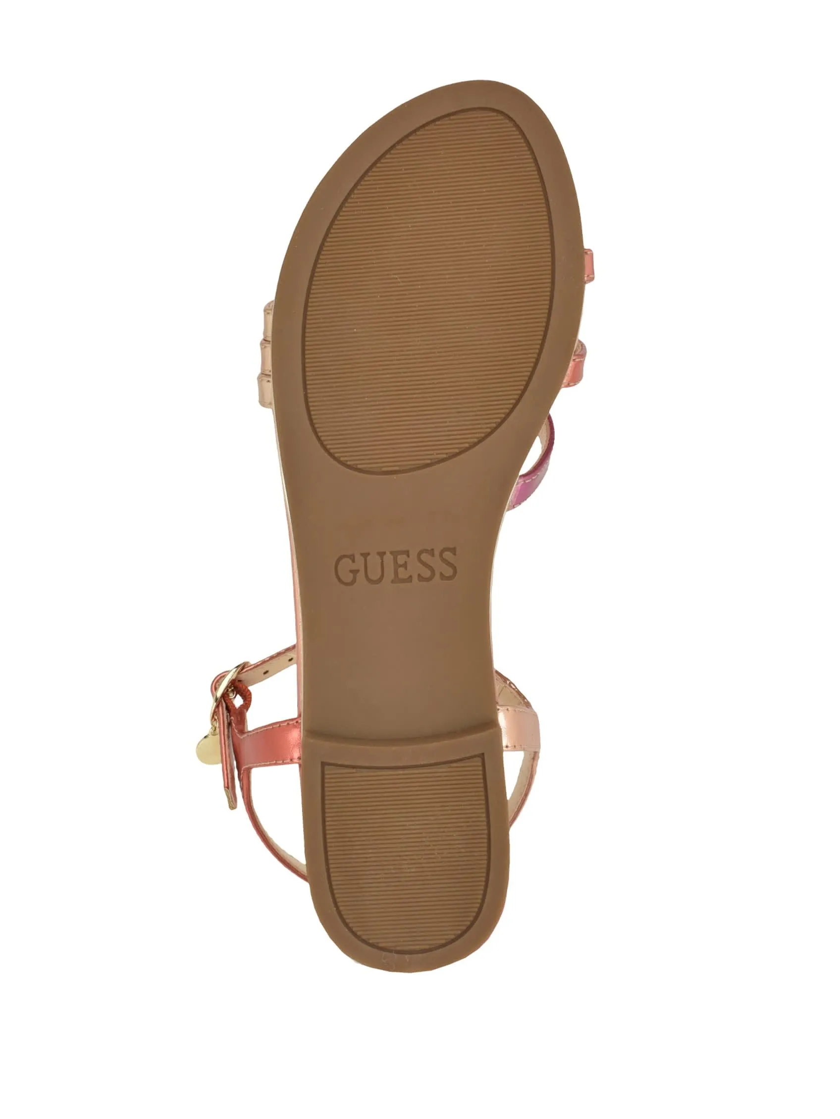Lyndy Patent Faux-Leather Sandals