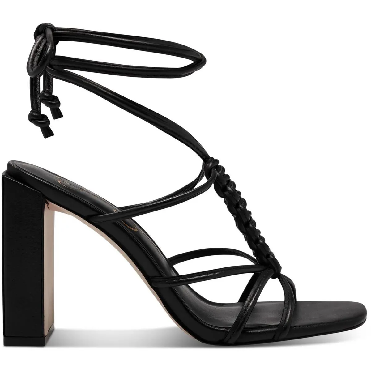 Maena Womens Leather Slip On Heels