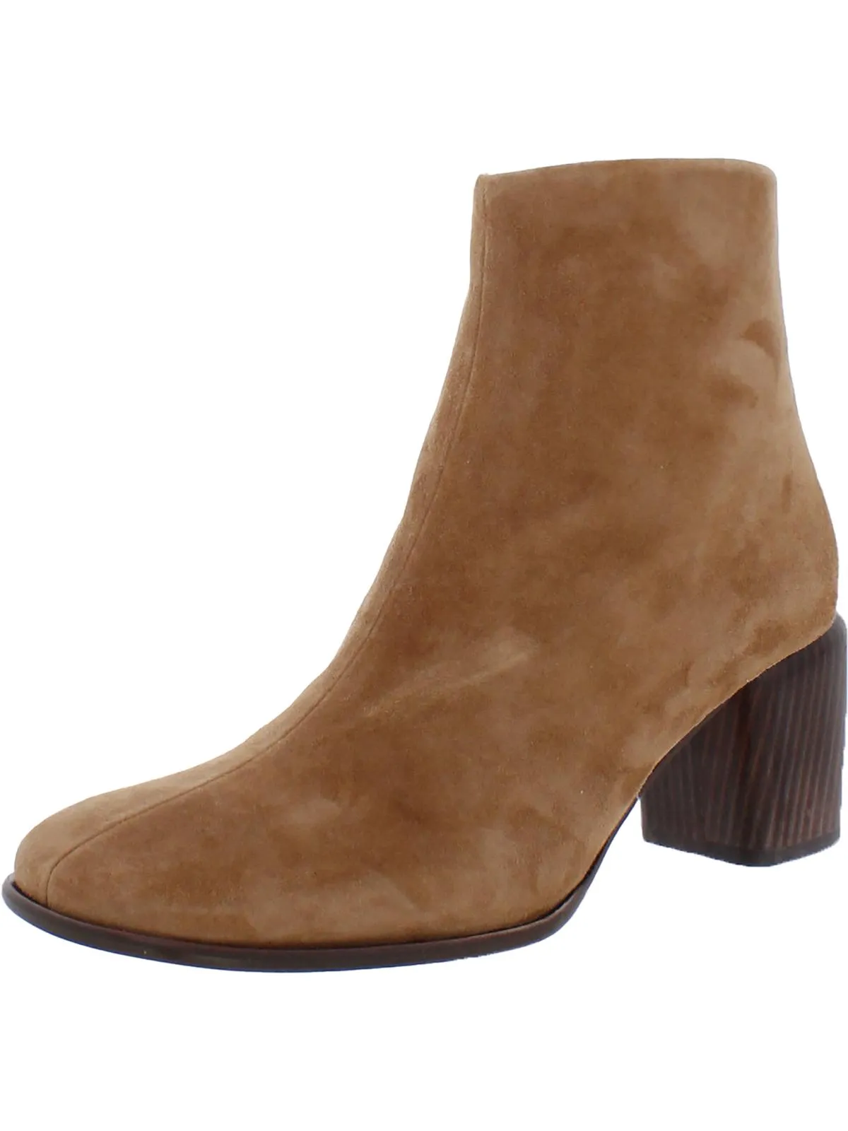 Maggie Womens Leather Square Toe Ankle Boots