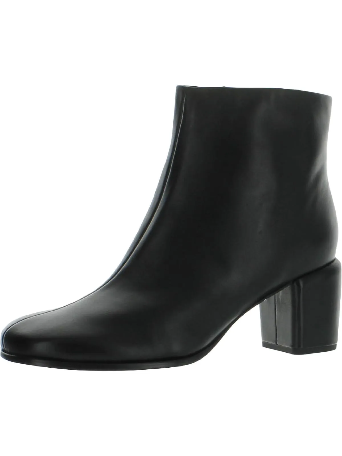 Maggie Womens Leather Square Toe Ankle Boots