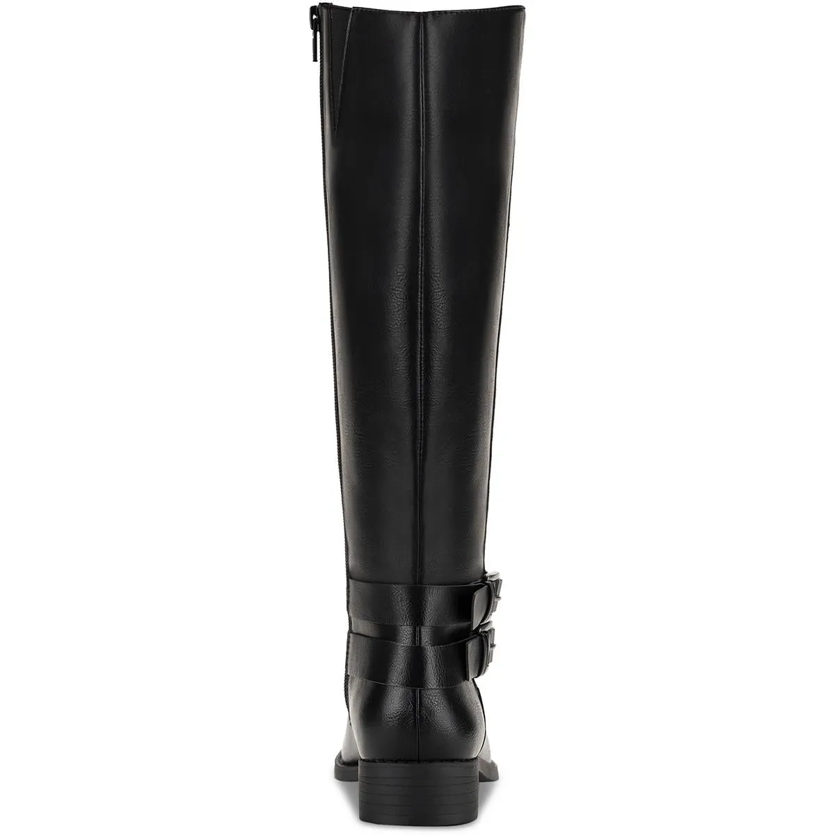 Maliaa Womens Faux Leather Riding Knee-High Boots