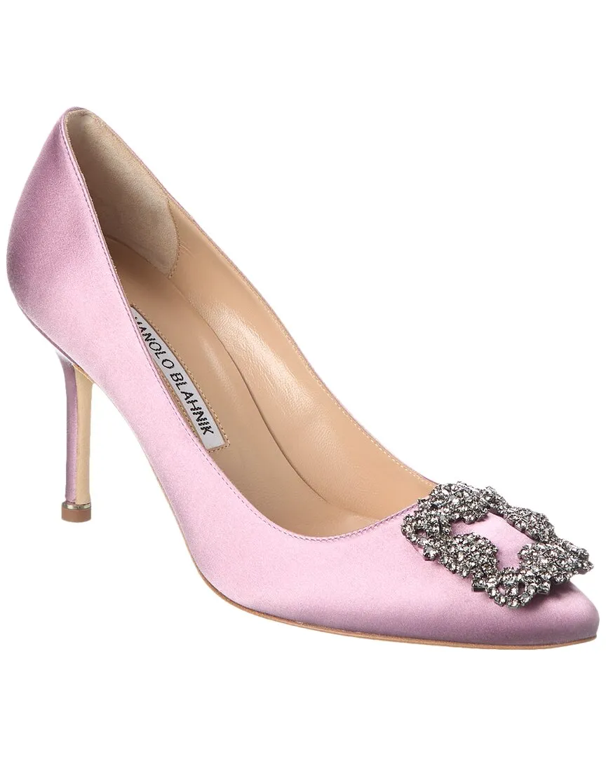 Manolo Blahnik Hangisi 90 Satin Pump
