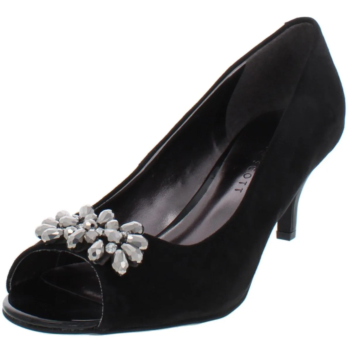 Maralyn Womens Embellished Rhinestone Evening Heels