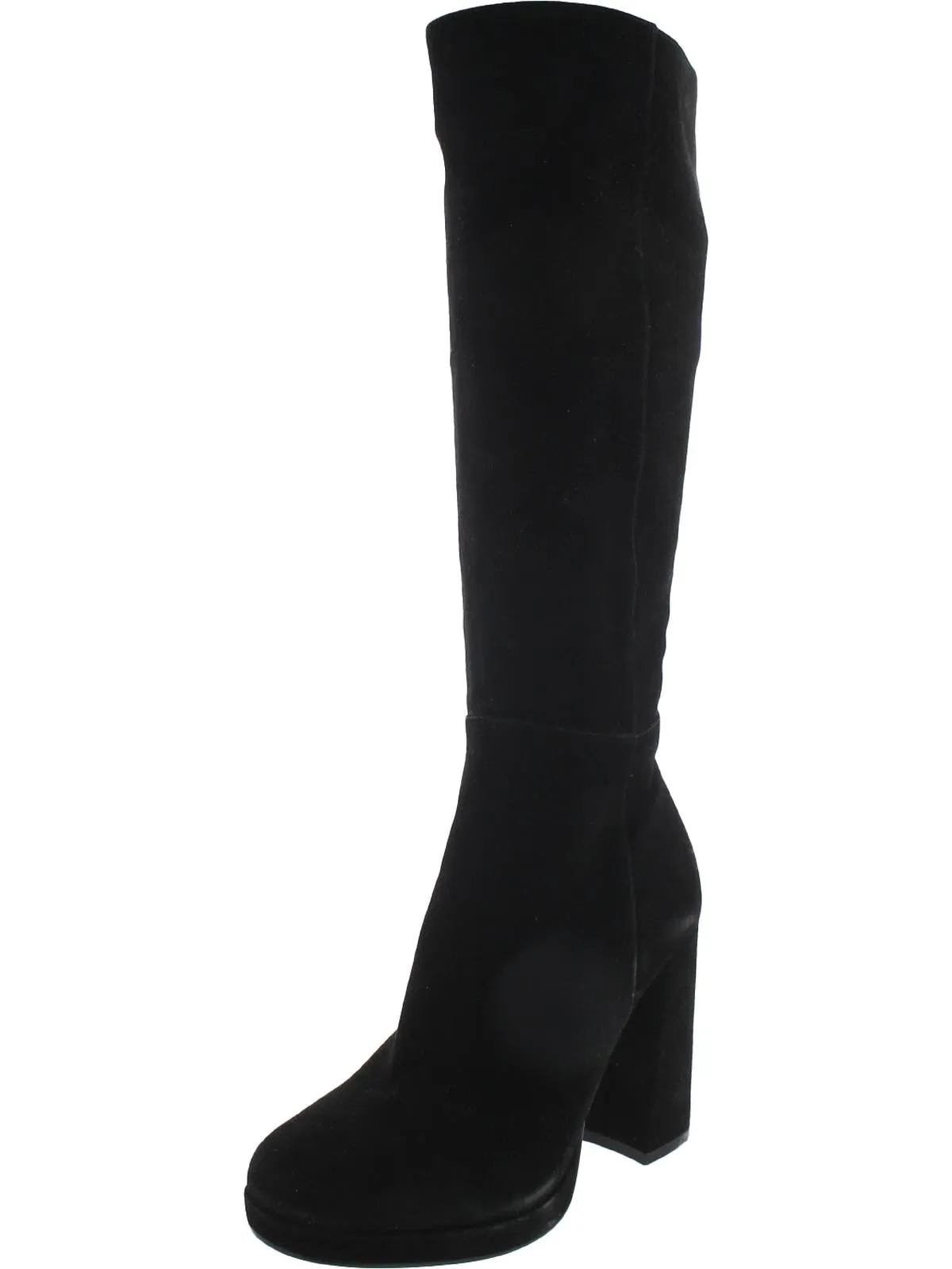 Marcello Womens Suede Mid-Calf Boots