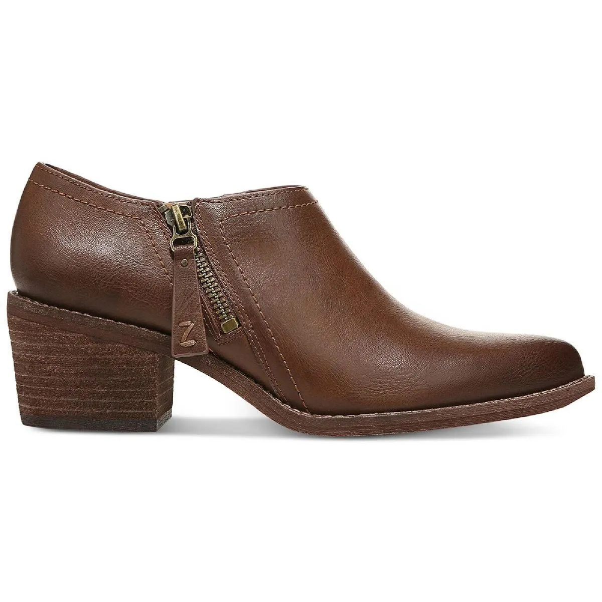 Margot Womens Leather Snake Print Shooties