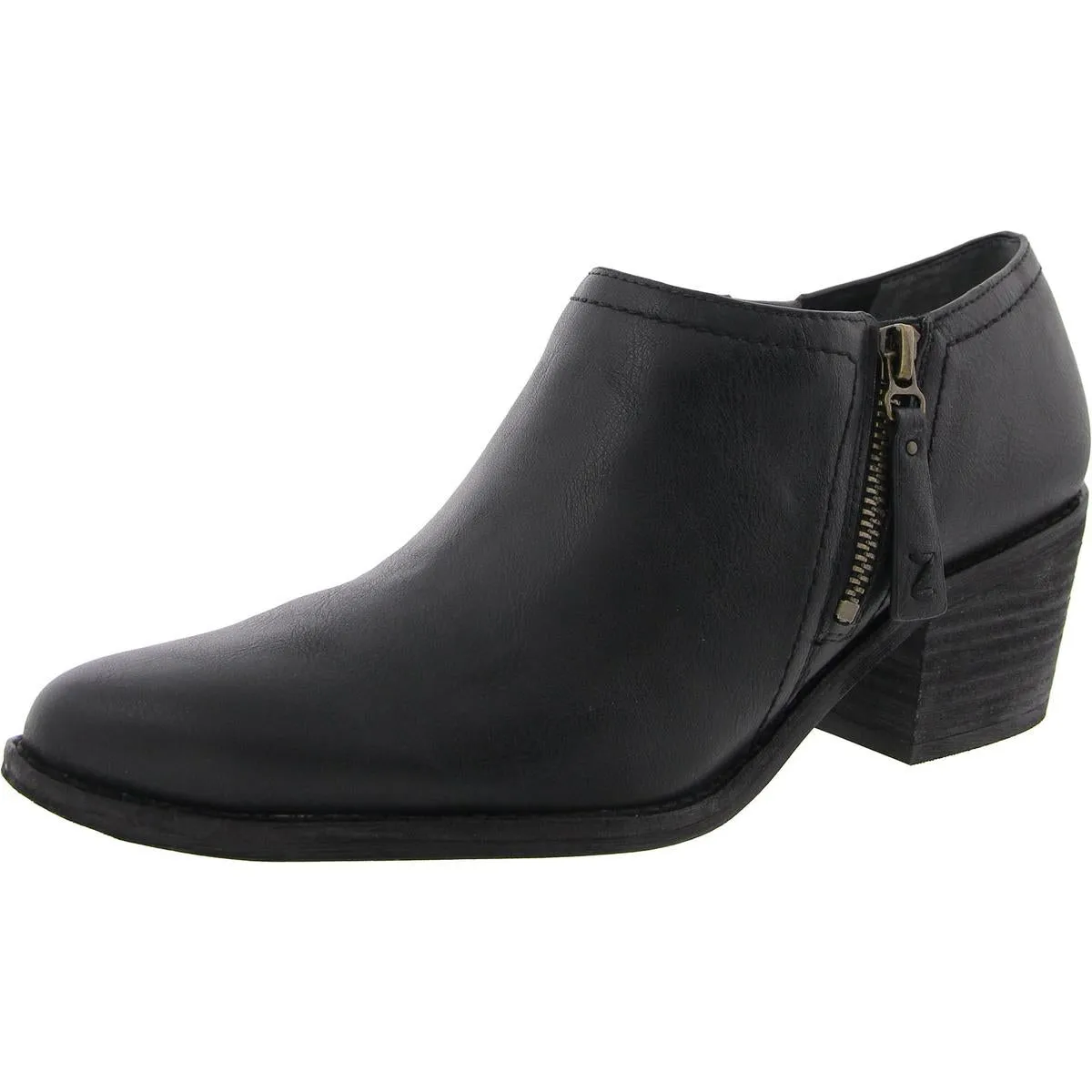 Margot Womens Leather Snake Print Shooties