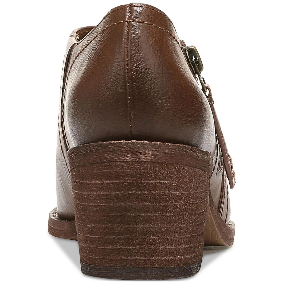 Margot Womens Leather Snake Print Shooties