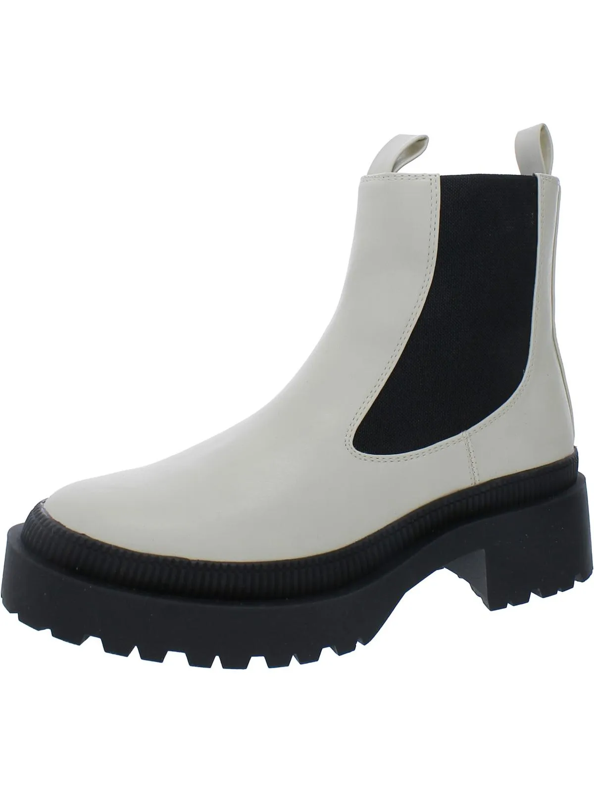 Marie Womens Faux leather Pull-on Chelsea Boots