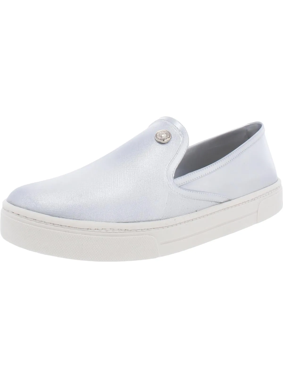 Marjetta Womens Metallic Fashion Slip-On Sneakers