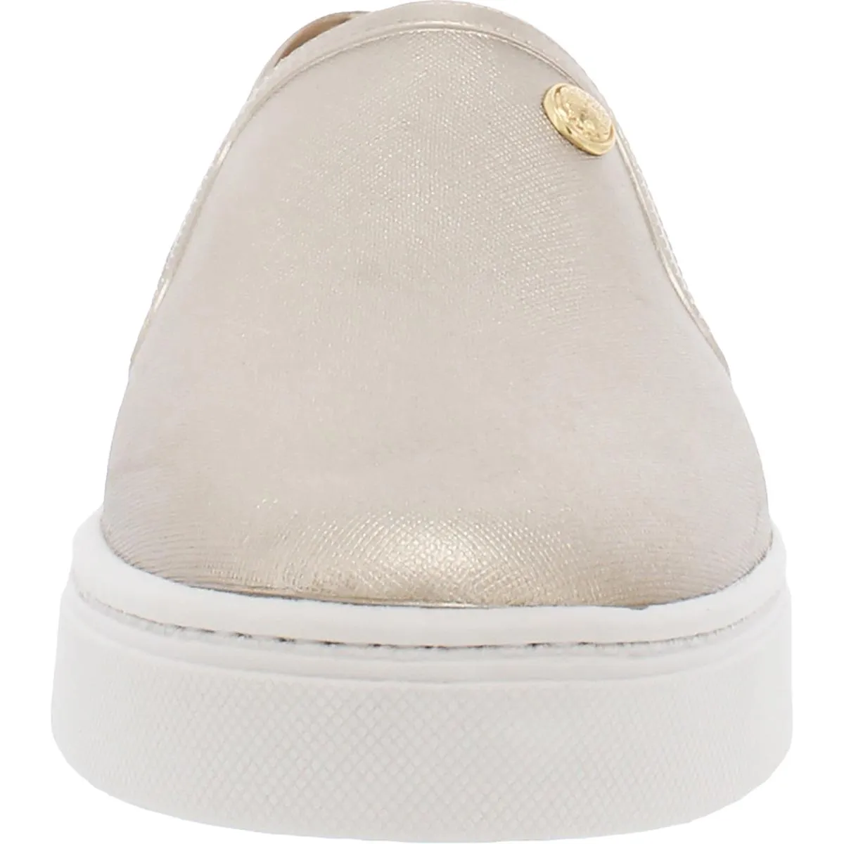 Marjetta Womens Metallic Fashion Slip-On Sneakers