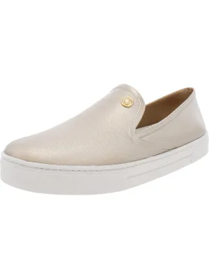 Marjetta Womens Metallic Fashion Slip-On Sneakers
