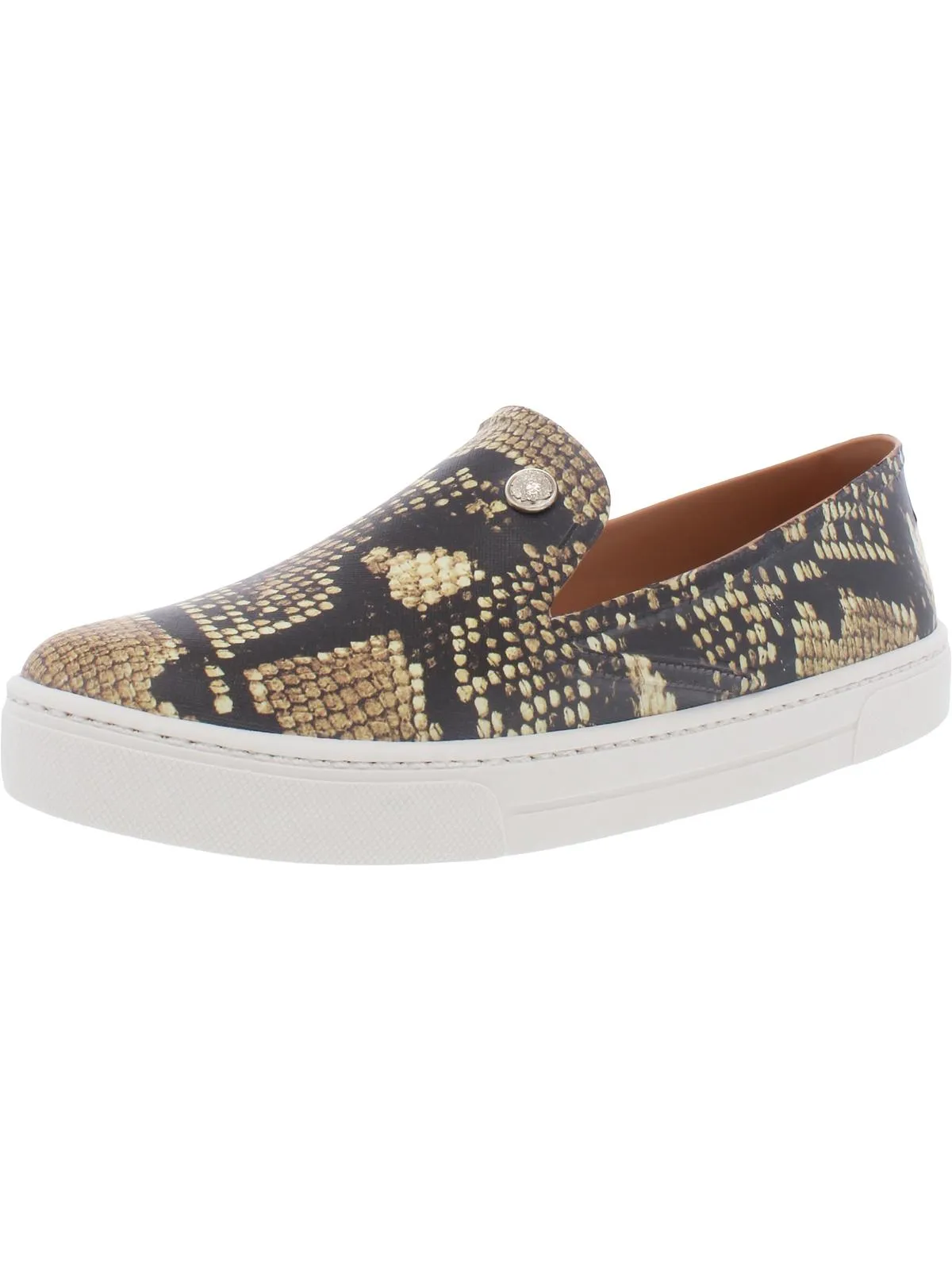 Marjetta Womens Metallic Fashion Slip-On Sneakers