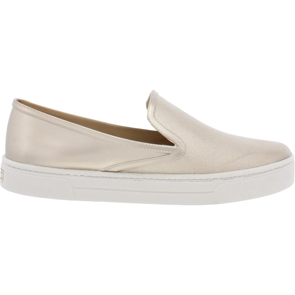 Marjetta Womens Metallic Fashion Slip-On Sneakers