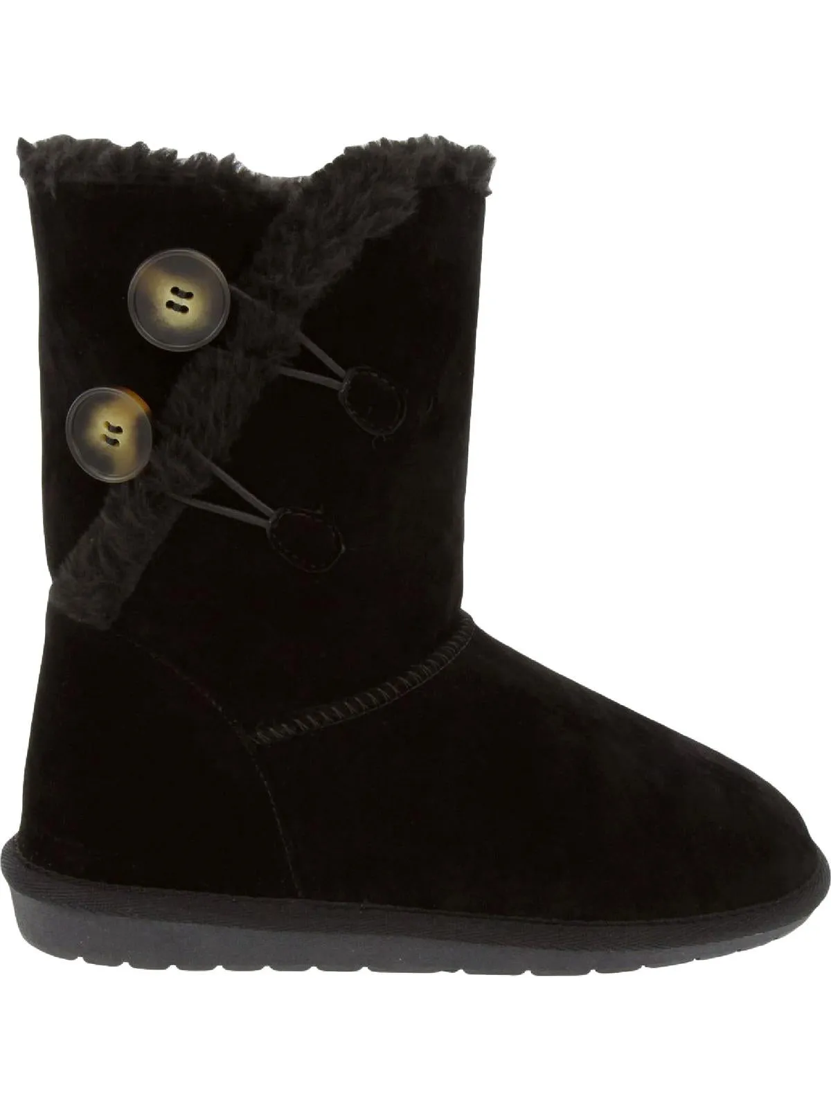 Marty Womens Faux Suede Cold Weather Winter & Snow Boots