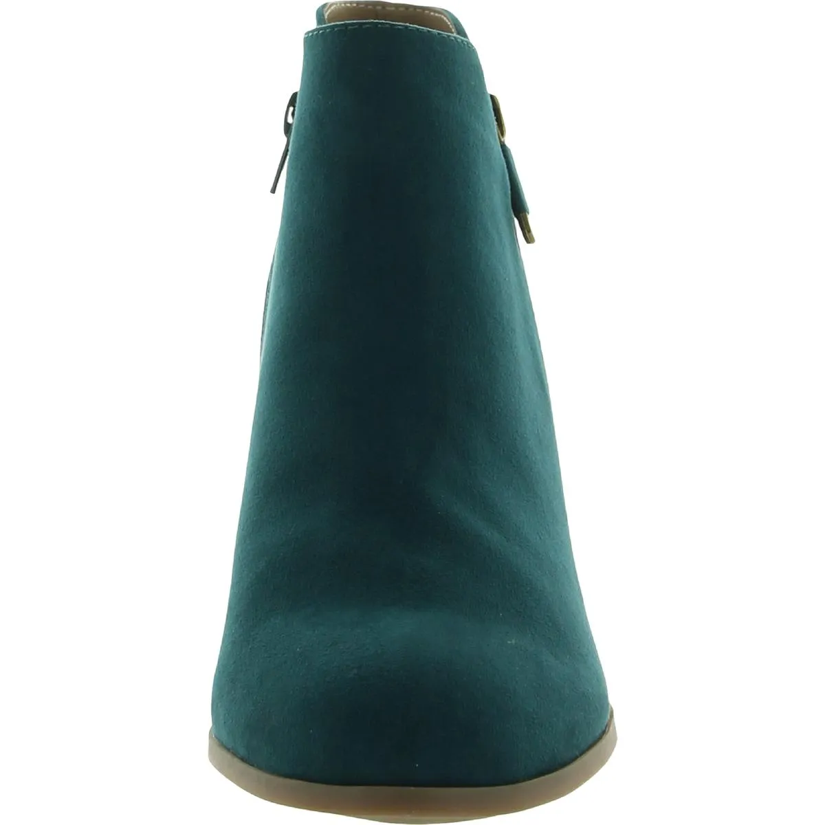 Masrinaaf Womens Zipper Block Heel Booties