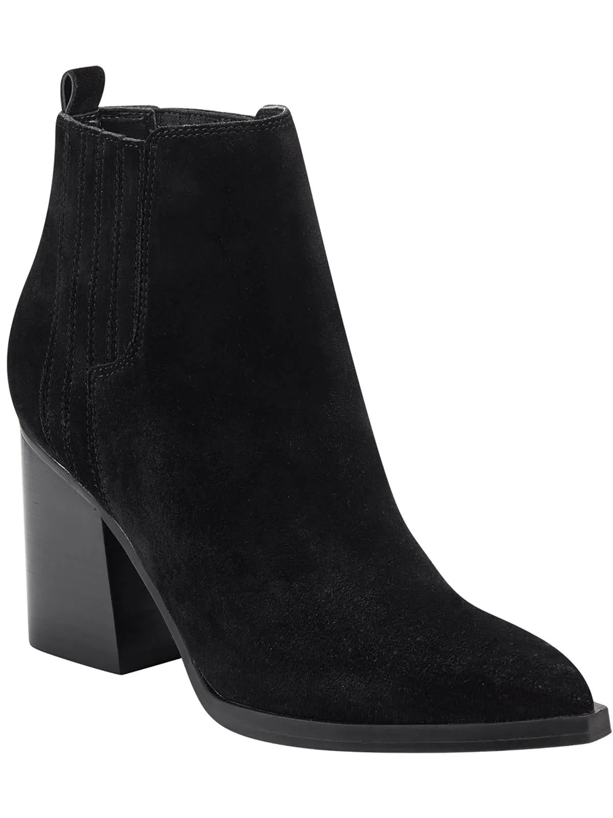 Matter2 Womens Leather Pointed Toe Ankle Boots